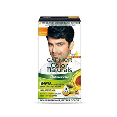 Garnier, Hair Colouring Creme, Long-lasting Colour  1 Natural Black, 30ml + 30g