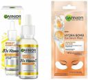 Garnier Light Complete VITAMIN C Booster Face Serum 30 ml & Hydra Bomb Eye Serum Mask, Orange, 6 g...