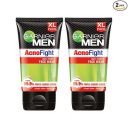 Garnier Men, Anti-Pimple Face Wash, Repairs Skin & Balances Oils, AcnoFight, 2 x 150g (pack of 2)...