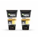 Garnier Men, Face Wash, Brightening & Anti-Pollution, TurboBright Double Action, 100 g (Pack of 2)...