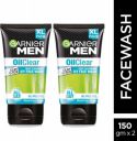 Garnier Men Oil Clear Deep Cleansing, with Menthol and Mineral Clay Face Wash  (300 g)...