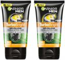 Garnier Men Turbo Bright Double Action,Anti Pollution with Charcoal and Vitamin C Face Wash (300 g)...