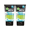 Garnier Men, Face Wash, Balances Oil Level in Skin, Oil Clear Clay D-Tox, 150 g (Pack of 2)...