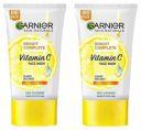 Garnier Skin Naturals Bright Complete Vitamin C Face Wash - 150g (Pack of 2)...