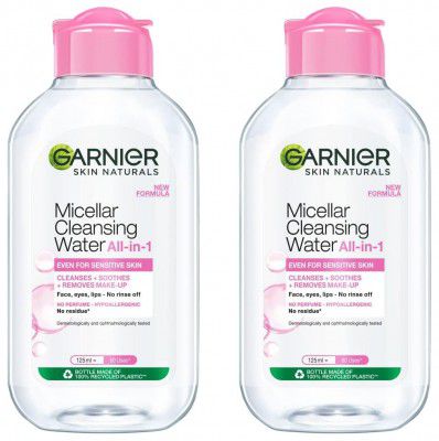 Garnier Skin Naturals, Cleansing Water, 125 ml (Pack of 2)