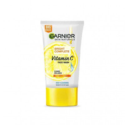 Garnier Skin Naturals Facewash Cleansing and Brightening, Bright Complete 150 g