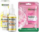 Garnier Skin Naturals, Sakura White, Face Serum Sheet Mask (Pink), 32g and Garnier Light Complete VITAMIN C Booster Face Serum 30 ml...