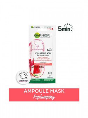 GarnierHyaluronic Acid Ampoule Face Sheet Mask with Watermelon - For Dull And Extreme Dry Skin - 15g