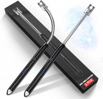 Gas Lighter for Kitchen Use with USB-C Charging - Flameless Arc Lighter - 400 Lights Per Charge