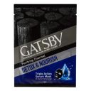 Gatsby Energizing Serum Sheet Mask - Purifying Charcoal | Detox & Nourish | Activated 100% Natural Bamboo Charcoal...