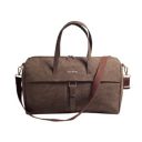 Gauge Machine Unisex Faux Leather and Canvas Stylish Duffle Bag (Olive_GMDFB0122211OLI)...