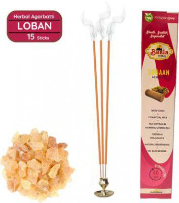 Gaumayam Organic 15 LOBAN agarbatti (Pack of 15)