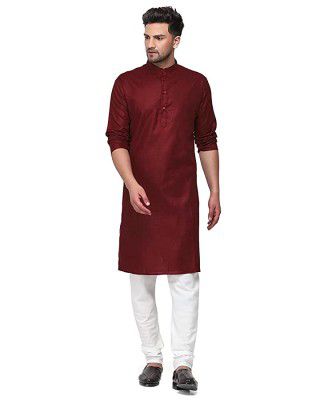 GauriLaxmi Enterprise Mens Cotton Blend Kurta Only