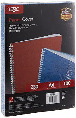 GBC Ibicover Binding Cover 63 Series 230GSM A4 Blue (Pack of 100)