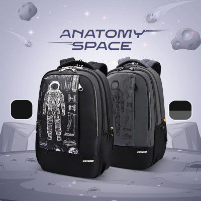 Gear Anatomy Space 19"/38L Large Water Resistant School Bag