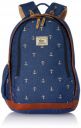 Gear Anchor Triumph 30L Medium Water Resistant Casual Backack (Blue-Beige)...