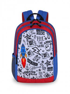 Gear Astro Rock Kids 15"15 Ltrs Multicolor School Standard Backpack (Kbpastorck015)