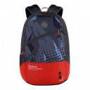 Gear Bounce 27L Medium Water Resistant Backpack (Grey-Orange) (BKPBOUNCE0604)...