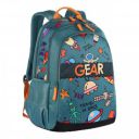Gear Cartoon Space 17"/23L Medium Water Resistant Backpack - Green...