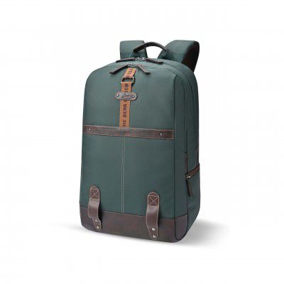 Gear Classic 4 19"/31L Anti Theft Faux Leather Medium Water Resistant 3 Compartment Laptop Backpack