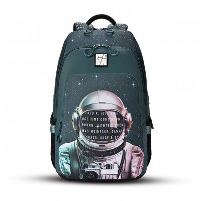Gear Cosmonaut 4 Compartment Backpack 17"/30L Medium Water Resistant (Green-White)