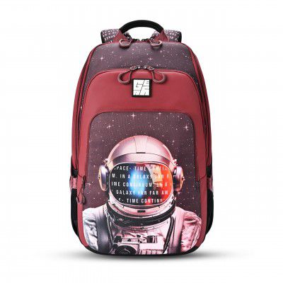 Gear Cosmonaut Backpack 19"/38L Large Water Resistant School Bag (Maroon-White)