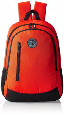Gear Eco4 19L Small Water Resistant Casual Backpack (Orange-Black)