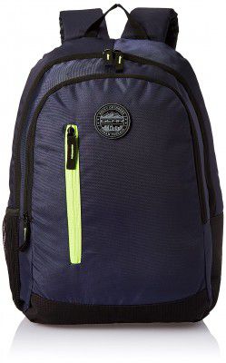 Gear Eco4 19L Water Resistant School Bag//Backpack/College Bag for Men/Women - Navy Blue