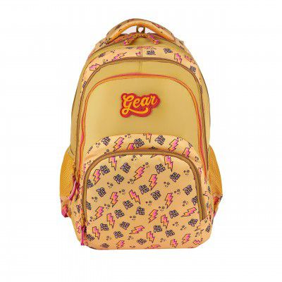 Gear Frosted 40 L Water Resistant Backpack (Yellow-Pink)