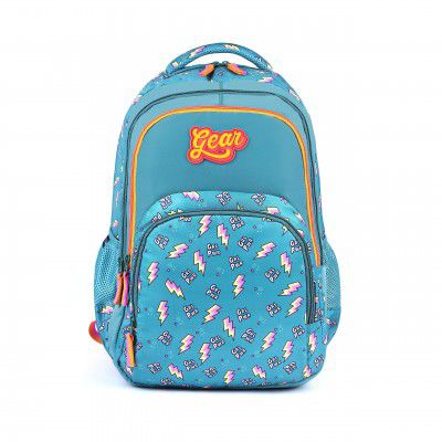 Gear Frosted 40L Large Water Resistant Casual Backpack (Blue-Pink)