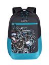 Gear Graffitti 29 Ltrs Grey-Lake.Blue 3 Compartments School Standard Backpack With Raincover (Bkpgrftrc0454)...