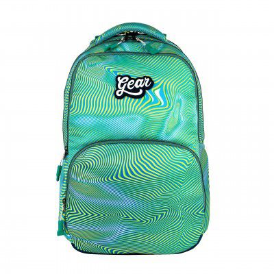 Gear Harmony Moire 30 L Water Resistant Casual Backpack (Green)