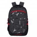 Gear Invader 29L Medium Water Resistant School Bag/Casual Backpack/Daypack/Travel Backpack/Kids Bag/College Bag for Boys/Girls/Men/Women (Grey-Red)...
