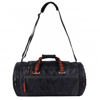 Gear Jacquard Fashion 35 Ltrs Black Camo Travel Duffle for gym, sports, training (DUFJCQURD1401)