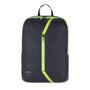 Gear LITE 15L Water Resistant Casual Backpack (Grey-Fluroscent Green)...
