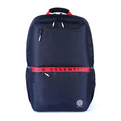 Gear LOGI-Q 27L Water Resistant Laptop Bag/Backpack/Office Bag for Men/Women (Navy-Red)