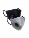 Gear OXYVENT G95 Adult Unisex Reusable & Washable 6 Layer NABL Certified Outdoor Protection Face Mask (Pack of 2) Black, Light Grey...