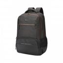 Gear Quantum 3 18"/29L Antitheft Large Faux Leather Water Resistant Laptop backpack with Raincover (Brown-Black)...