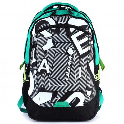 Gear Riddle 35L Casual Backpack/School Bag/Daypack with Compression Straps for Boys/Kids(Green)