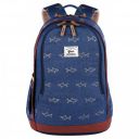 Gear Scuba 28 LTRS Casual Backpack with RainCover (NAVY BLUE - BEIGE), One Size (BKPSCUBAR0522)...