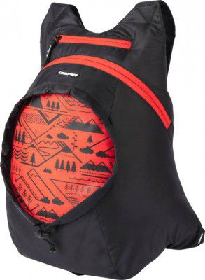 Gear Small 16 L Backpack Carry On (Black, Orange)