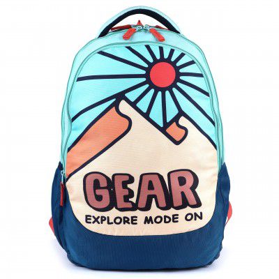 Gear Sunshine Dune 35 L Water Resistant Casual Backpack (Mint-Blue)