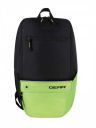 Gear SUPERIOR XL 17L Water Resistant Casual Backpack (Black-Fluroscent Green)...