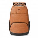 Gear vintage 2 19”/33L Large Faux Leather without AntitheftWater Resistant Laptop Backpack (Tan-Black)...