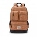 Gear Vintage Boxy 18"/26L Medium Faux Leather Water Resistant Laptop Backpack...