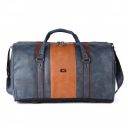 Gear Vintage Faux-Leather 26L Water Resistant Travel Duffle Bag/Gym Bag for Men/Women (Navy)...