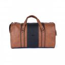 Gear Vintage Faux-Leather 26L Water Resistant Travel Duffle Bag/Gym Bag for Men/Women (Tan)...