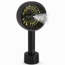Geek Aire, 5 Inch Rechargeable Misting Turbo Handheld Fan with 2600 mAh Li-ion Battery, 3 speed option and Table dock (Black)...