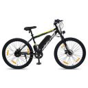 Geekay Hashtag 27.5T Single Speed Electric Cycle with Front Suspension and Dual Disc Brakes - Black Green...