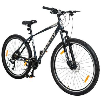 Geekay Landao 29T 21 Speed Shimano ACERA Gears with Lock-in Lockout Suspension, Dual Disc Brakes Mountain Bike